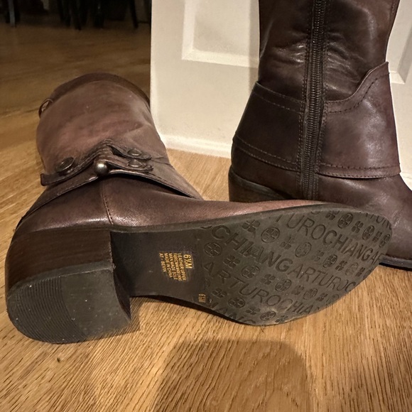 BRAND NEW ARTURO CHIANG LEATHER BOOTS SIZE 6 1/2 - Picture 4 of 4